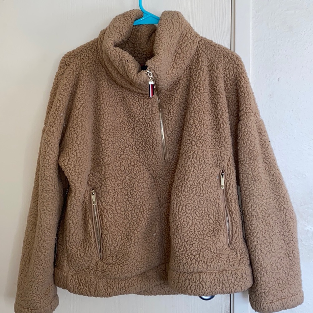 Tommy Hilfiger Brown Fluffy Pullover